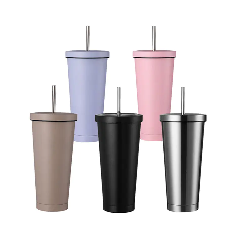 Insulated Straw Mug